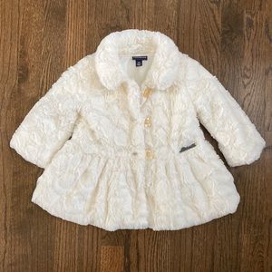 Faux fur coat
